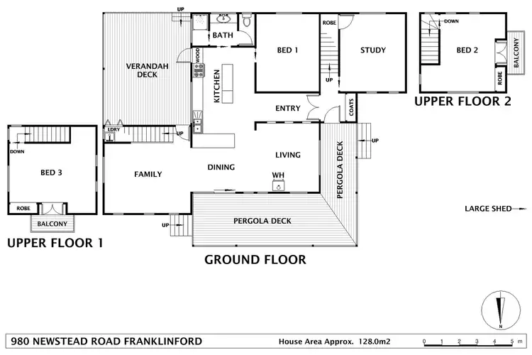 Floorplan of Homely house listing, 980 Hepburn-Newstead Road, Yandoit VIC 3461