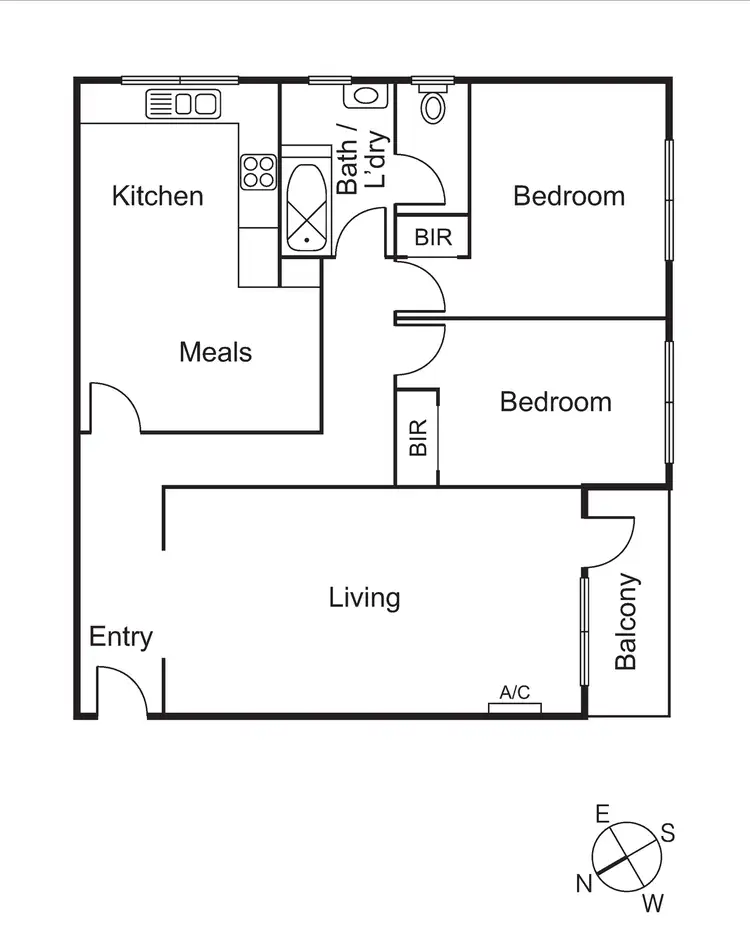 Floorplan of Homely apartment listing, 12/26 Lillimur Road, Ormond VIC 3204