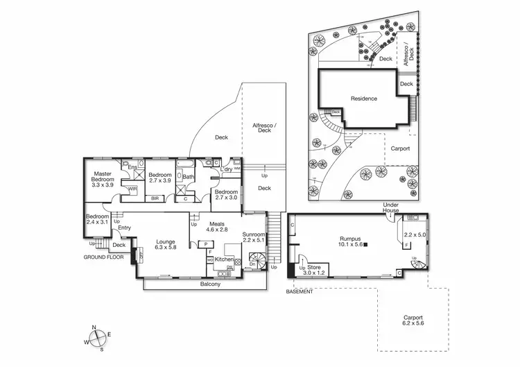 Floorplan of Homely house listing, 41 Brinawa Drive, Greensborough VIC 3088