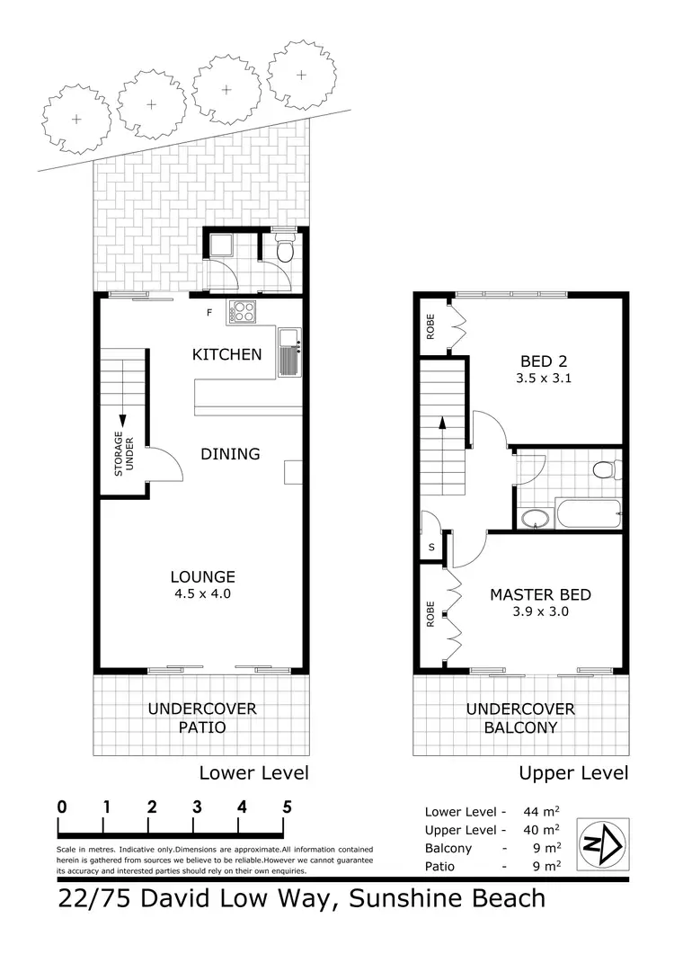 Floorplan of Homely townhouse listing, Breakers/U22 75 David Low Way, Sunrise Beach QLD 4567