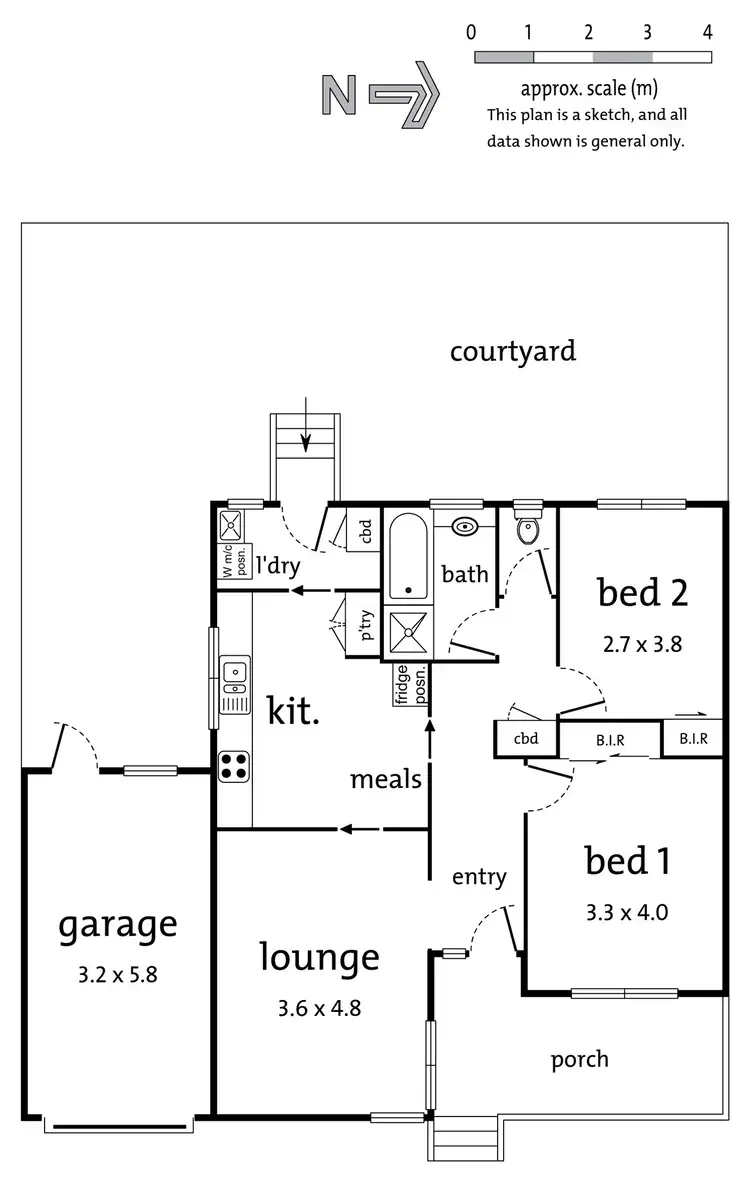 Floorplan of Homely unit listing, 2/7-9 City Road, Ringwood VIC 3134