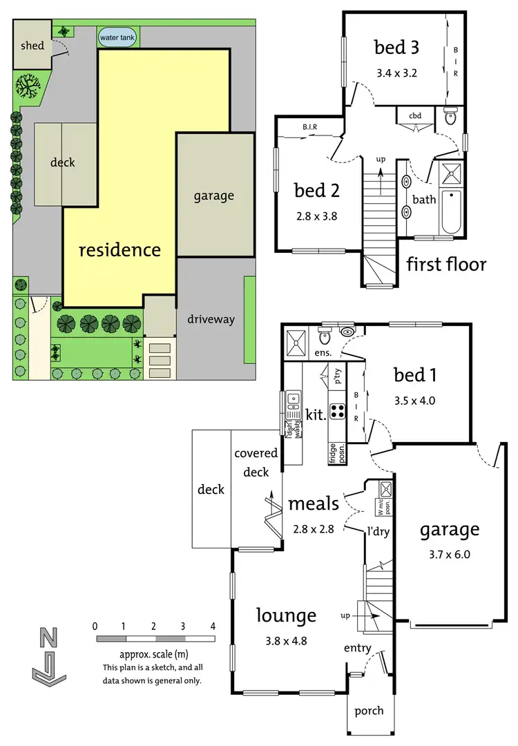 Floorplan of Homely house listing, 2a Gibson Street, Mitcham VIC 3132