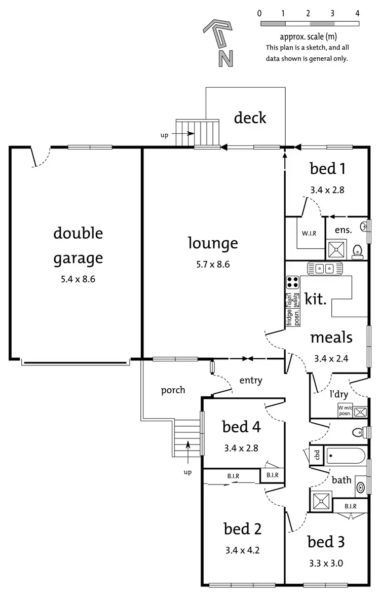 Floorplan of Homely house listing, 10 Windella Quadrant, Doncaster VIC 3108