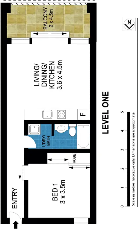 Floorplan of Homely apartment listing, 8/234 William Street, Potts Point NSW 2011