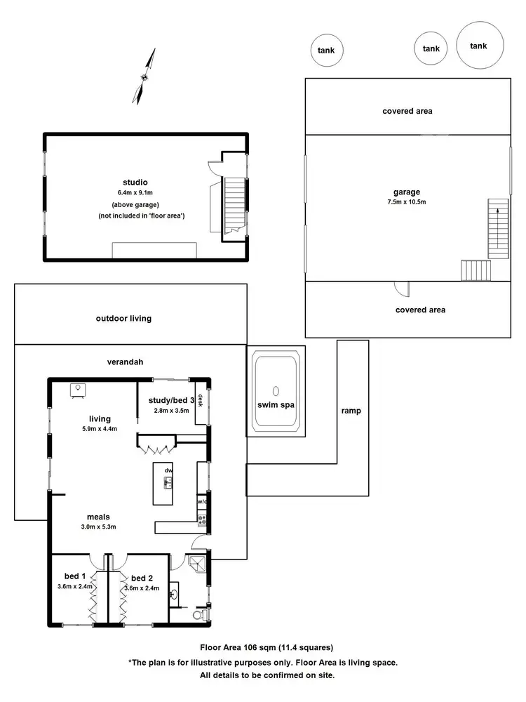 Floorplan of Homely house listing, 2 Anglers Drive, East Warburton VIC 3799