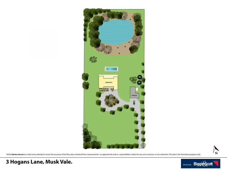 Floorplan of Homely house listing, 3 Hogans Lane, Musk Vale VIC 3461