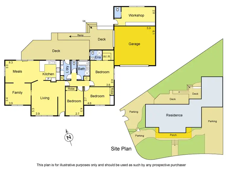 Floorplan of Homely house listing, 7 Nobel Close, Greensborough VIC 3088