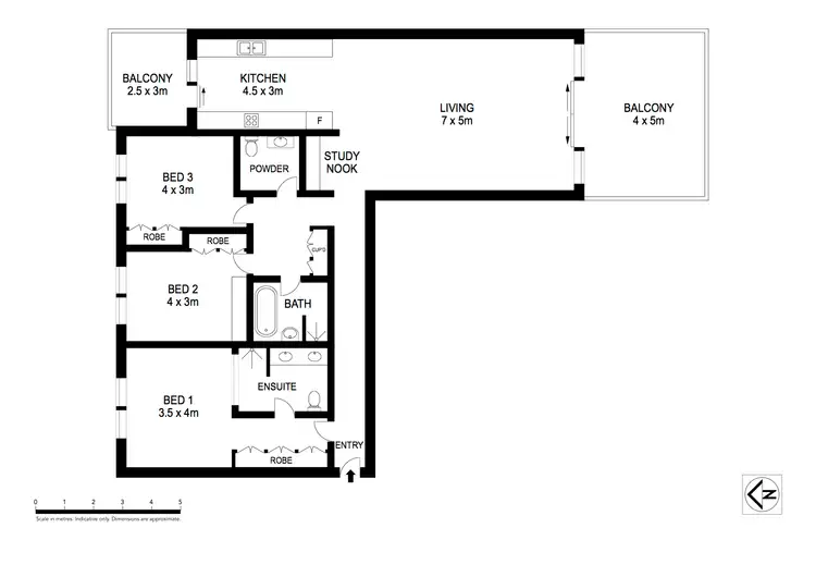 Floorplan of Homely unit listing, 225/19b Kitchener Drive, Darwin City NT 800