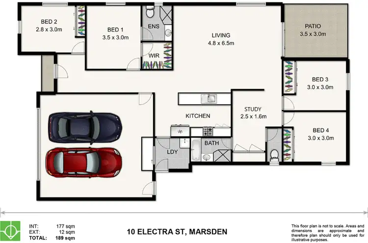 Floorplan of Homely house listing, 10 Electra Street, Marsden QLD 4132