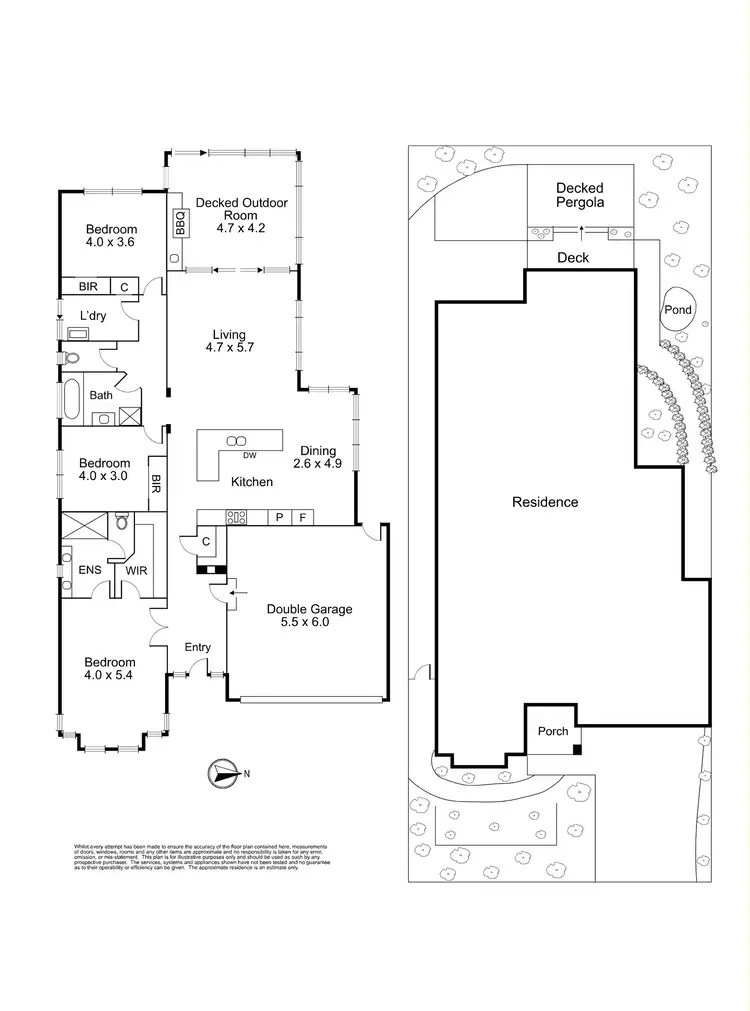 Floorplan of Homely house listing, 22 Brahe Drive, Mernda VIC 3754