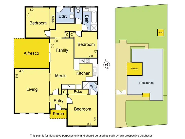 Floorplan of Homely house listing, 40 Sandhurst Crescent, Bundoora VIC 3083