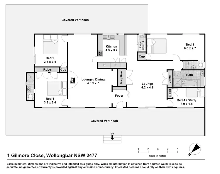 Floorplan of Homely house listing, 1 Gilmore Close, Wollongbar NSW 2477