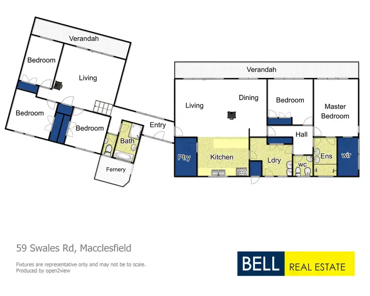 Floorplan of Homely house listing, 59 Swales Road, Macclesfield VIC 3782