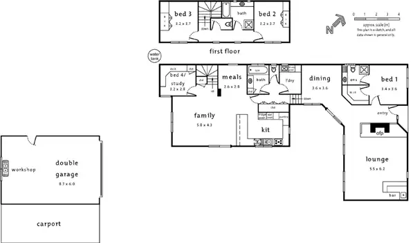 Floorplan of Homely house listing, 3 Alexander Court, Warranwood VIC 3134