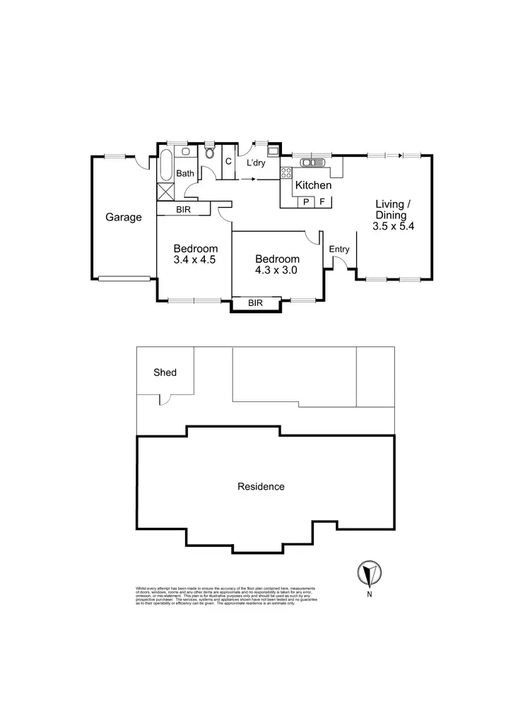 Floorplan of Homely unit listing, 3/123 Mahoneys Road, Reservoir VIC 3073