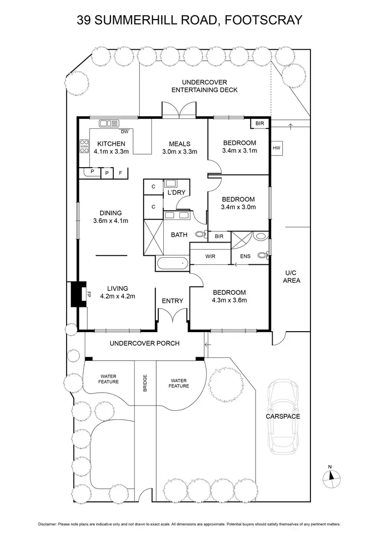 Floorplan of Homely house listing, 39 Summerhill Road, Footscray VIC 3011