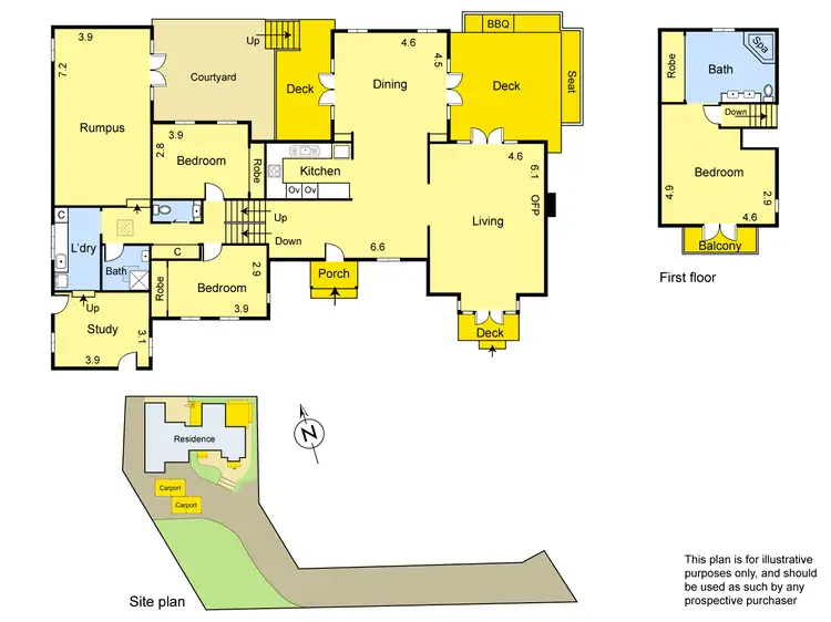 Floorplan of Homely house listing, 11 Carnon Street, Greensborough VIC 3088