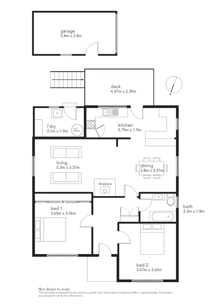 Floorplan of Homely house listing, 22 Sadler Street, Mowbray TAS 7248