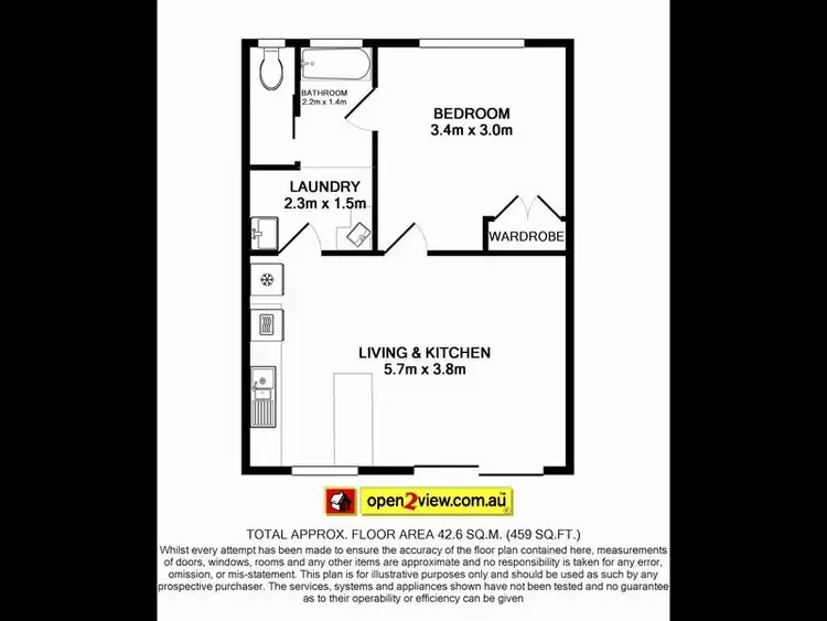 Floorplan of Homely unit listing, 1/5 Station Street, Tugun QLD 4224