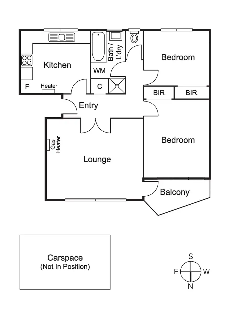 Floorplan of Homely apartment listing, 4/16 Lansdowne Road, St Kilda East VIC 3183