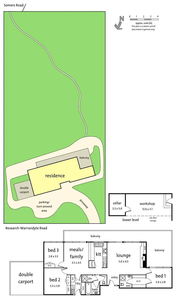 Floorplan of Homely house listing, 157 Research-Warrandyte Road, North Warrandyte VIC 3113