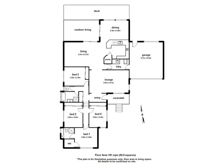 Floorplan of Homely house listing, 19 Jeeves Avenue, Kalorama VIC 3766