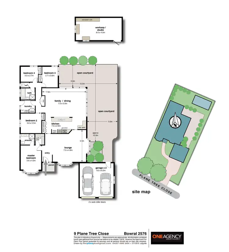 Floorplan of Homely house listing, 9 Plane Tree Close, Bowral NSW 2576