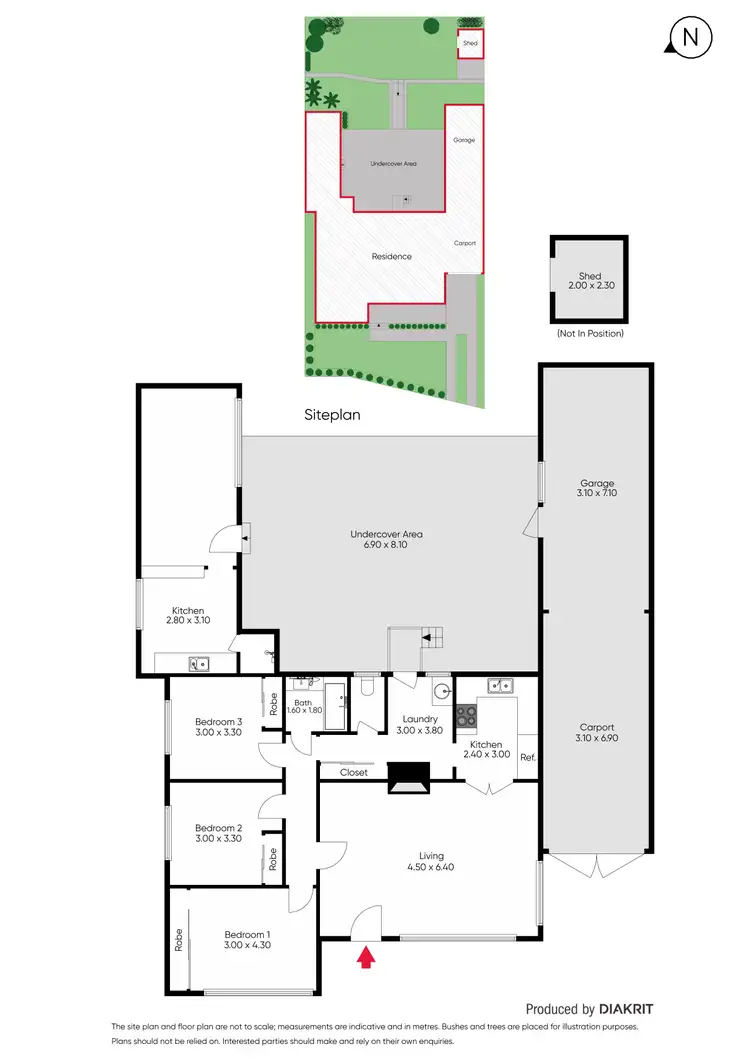 Floorplan of Homely house listing, 4 Ouyen Court, Dallas VIC 3047