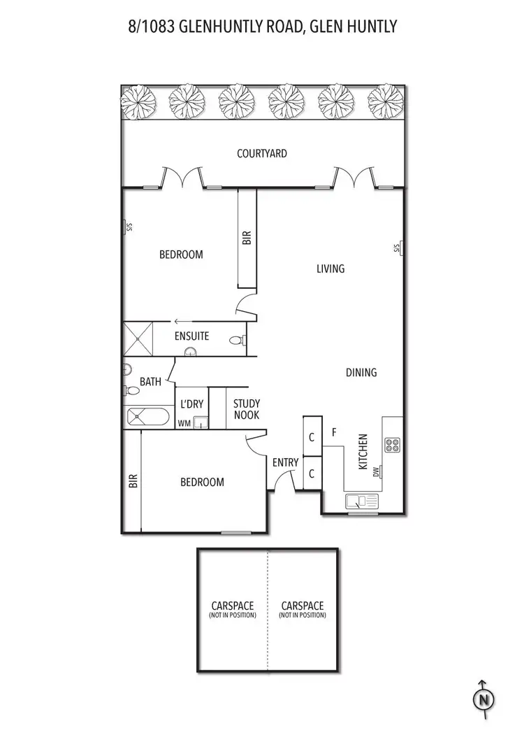 Floorplan of Homely apartment listing, 8/1083 Glenhuntly Road, Glen Huntly VIC 3163
