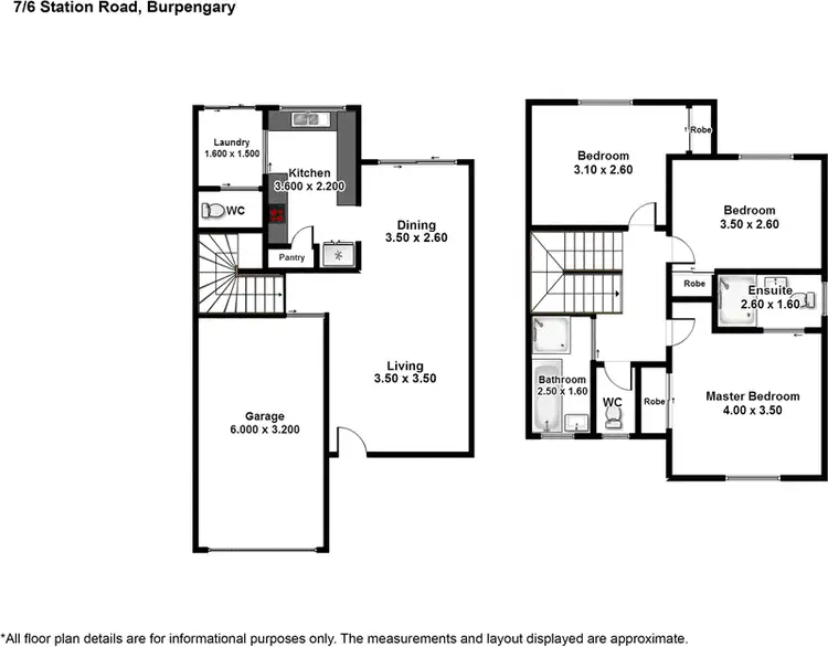 Floorplan of Homely townhouse listing, 7/6 Station Road, Burpengary QLD 4505