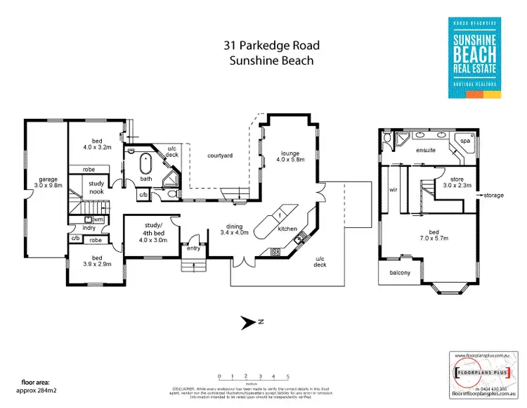 Floorplan of Homely house listing, 31 Parkedge Road, Sunshine Beach QLD 4567