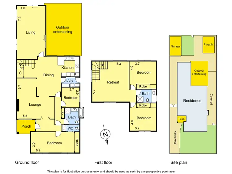 Floorplan of Homely house listing, 40 Eastgate Drive, Greensborough VIC 3088