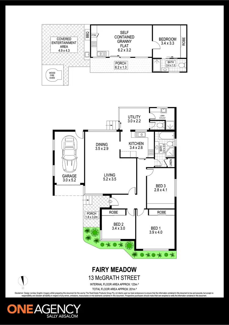 Floorplan of Homely house listing, 13 McGrath Street, Fairy Meadow NSW 2519