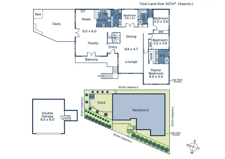 Floorplan of Homely house listing, 33 Linlithgow Street, Mitcham VIC 3132