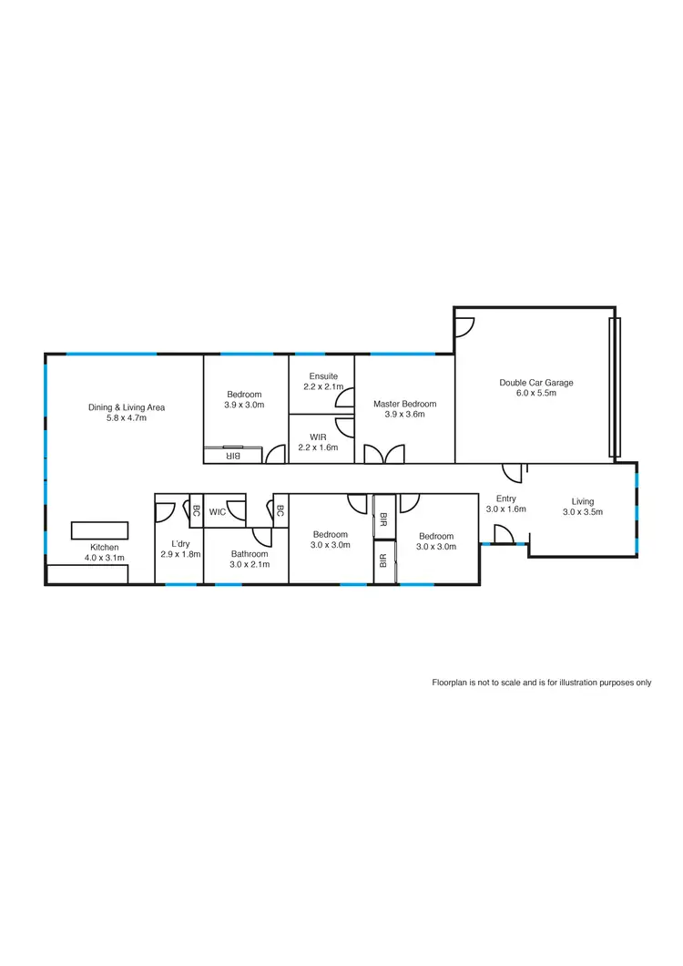 Floorplan of Homely house listing, 10 Horwood Drive, Ballarat VIC 3350