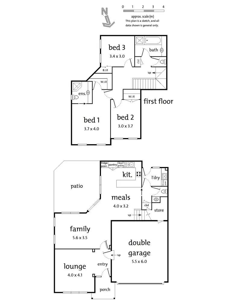 Floorplan of Homely townhouse listing, 2/34-36 Wilsons Road, Doncaster VIC 3108