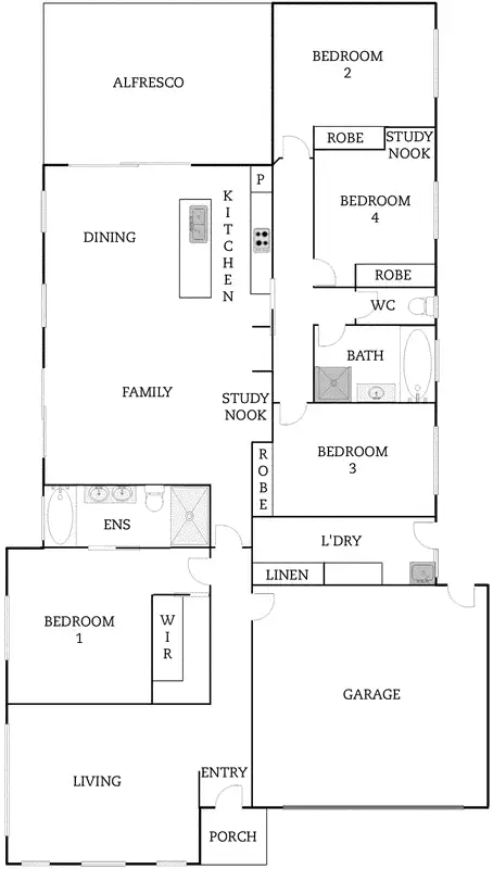 Floorplan of Homely house listing, 143 Samaria Street, Crace ACT 2911