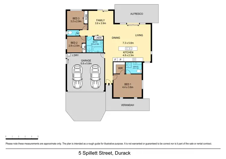 Floorplan of Homely house listing, 5 Spillett Street, Durack NT 830