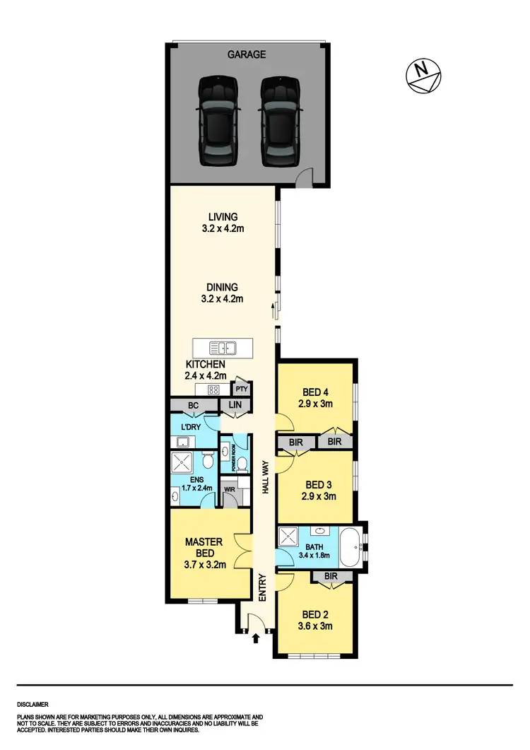 Floorplan of Homely house listing, 14 Bastow Lane, Lucas VIC 3350