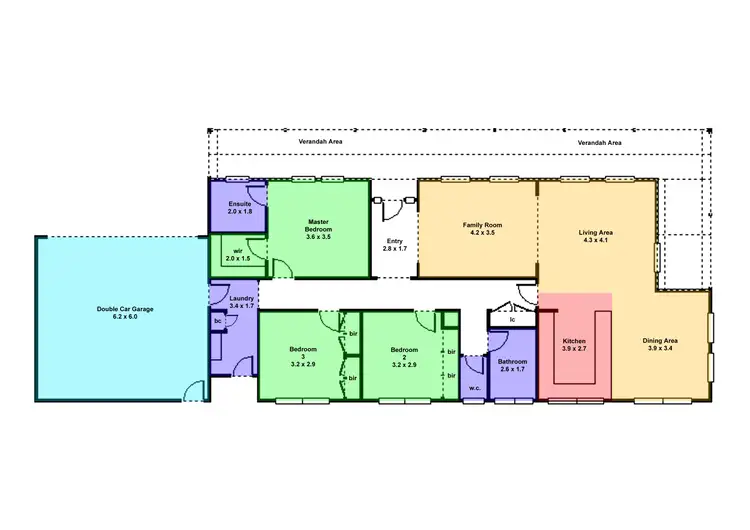 Floorplan of Homely house listing, 8 Jess Way, Sebastopol VIC 3356