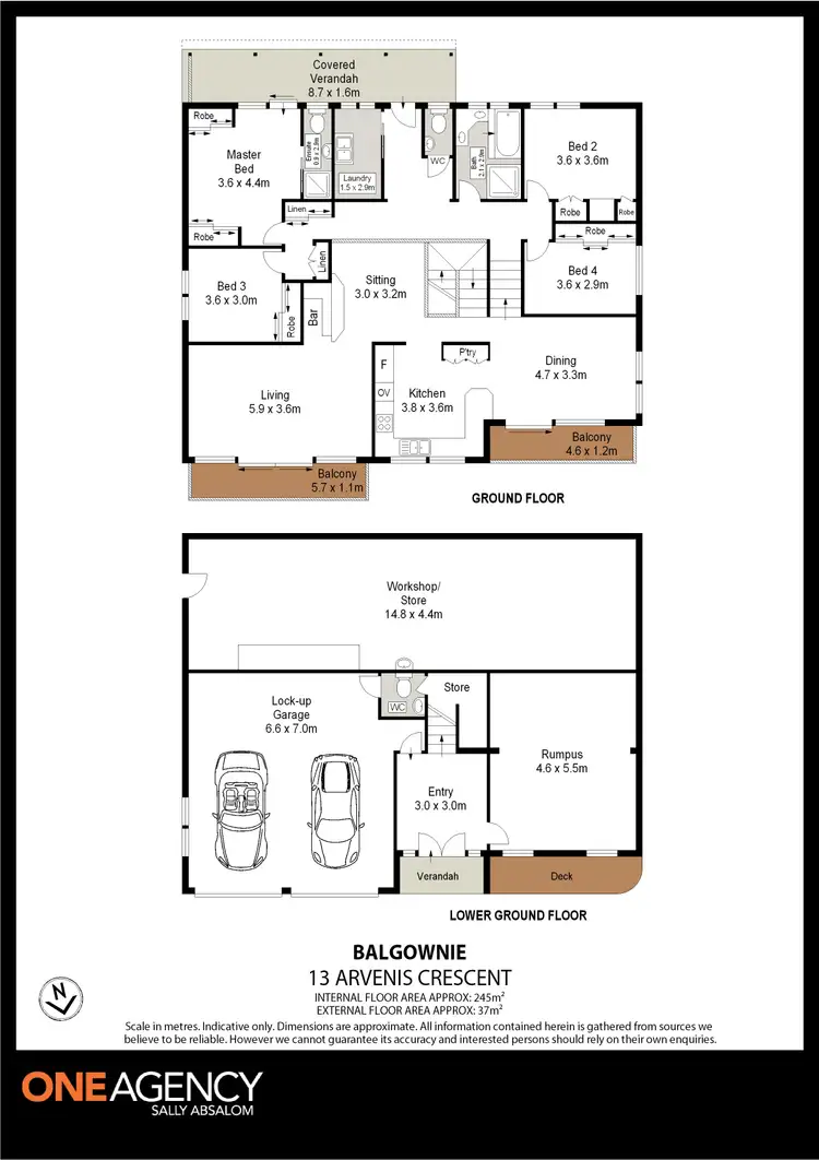 Floorplan of Homely house listing, 13 Arvenis Crescent, Balgownie NSW 2519