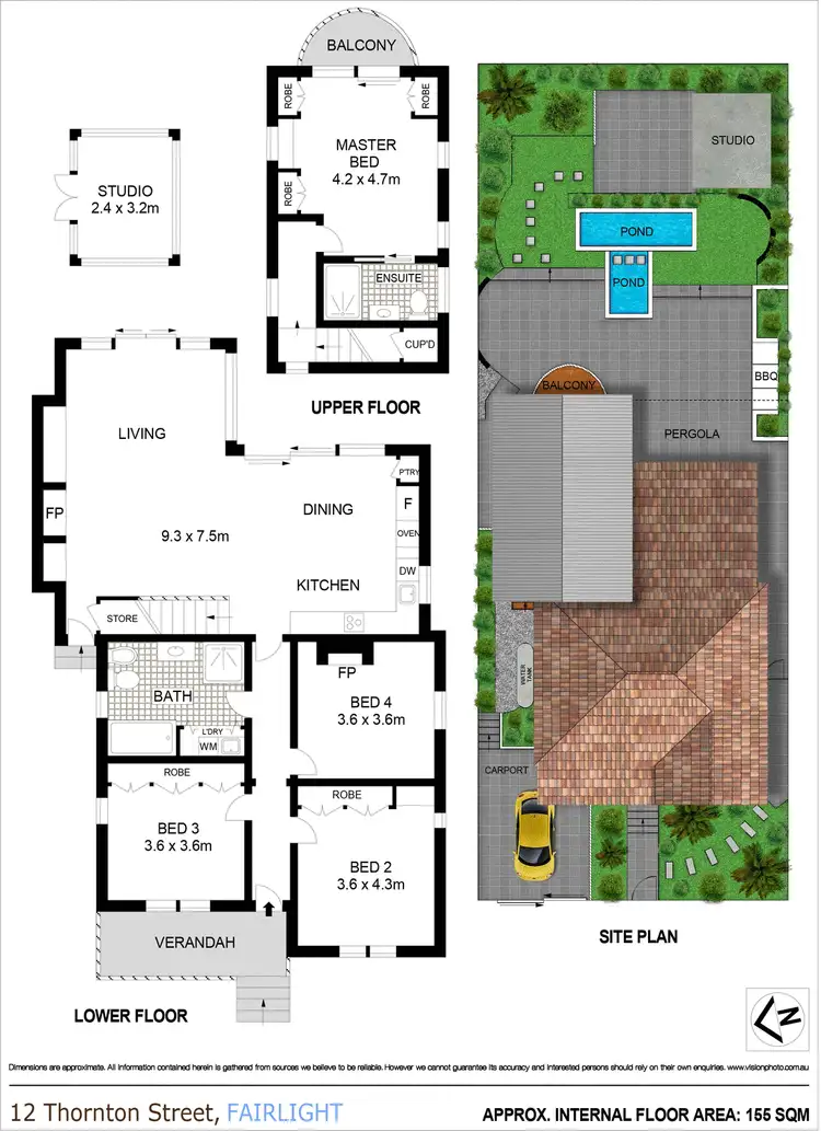 Floorplan of Homely house listing, 12 Thornton Street, Fairlight NSW 2094