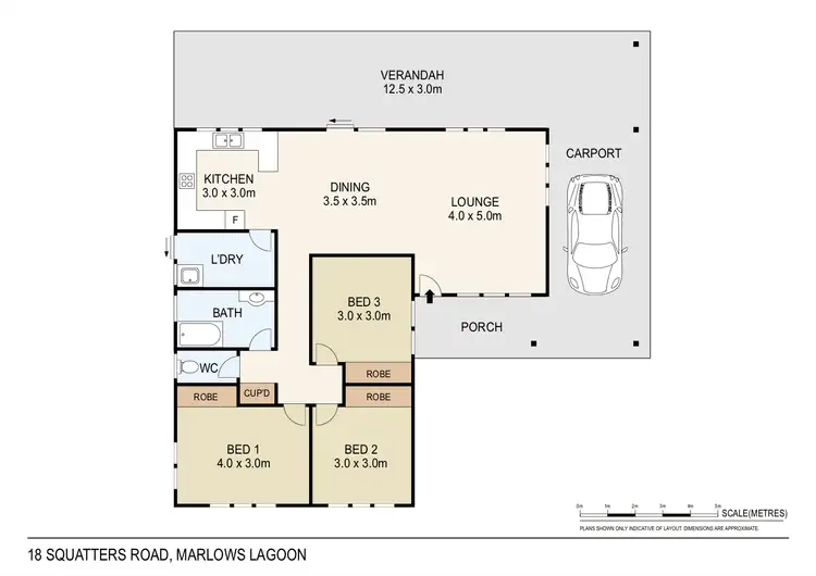 Floorplan of Homely house listing, 18 Squatter Road, Marlow Lagoon NT 830