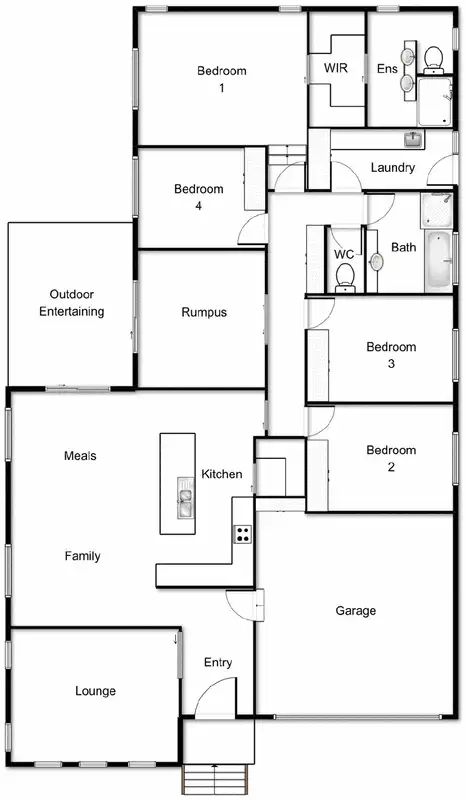 Floorplan of Homely house listing, 44 Adventure Street, Harrison ACT 2914