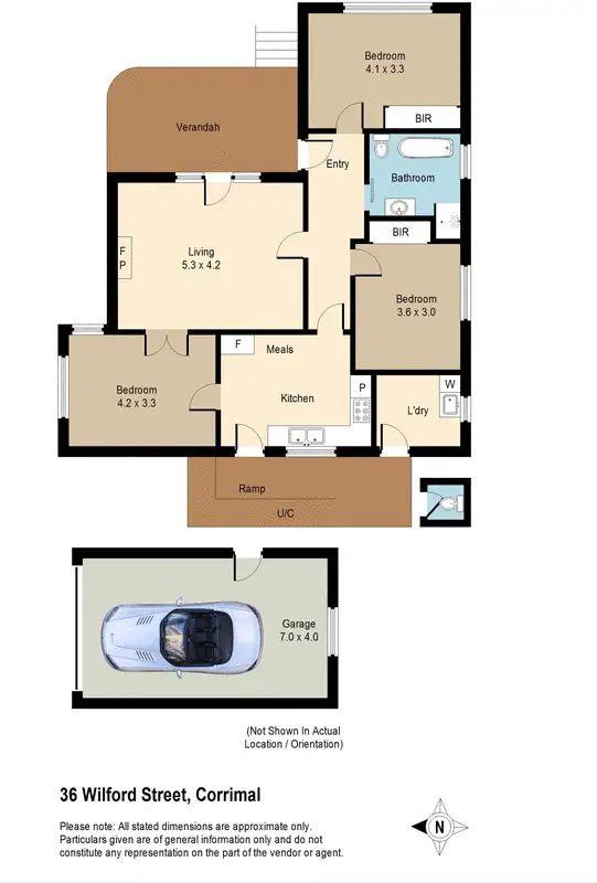Floorplan of Homely house listing, 36 Wilford Street, Corrimal NSW 2518