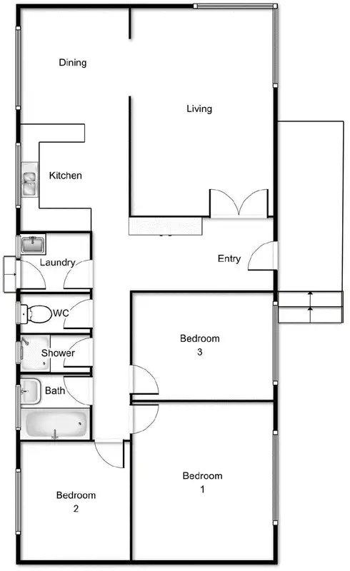 Floorplan of Homely house listing, 293 Antill Street, Watson ACT 2602