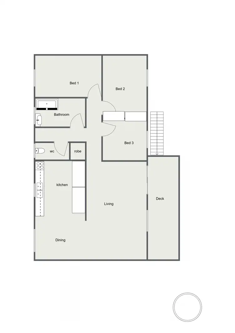 Floorplan of Homely house listing, 1 Mahogany Crescent, Karama NT 812