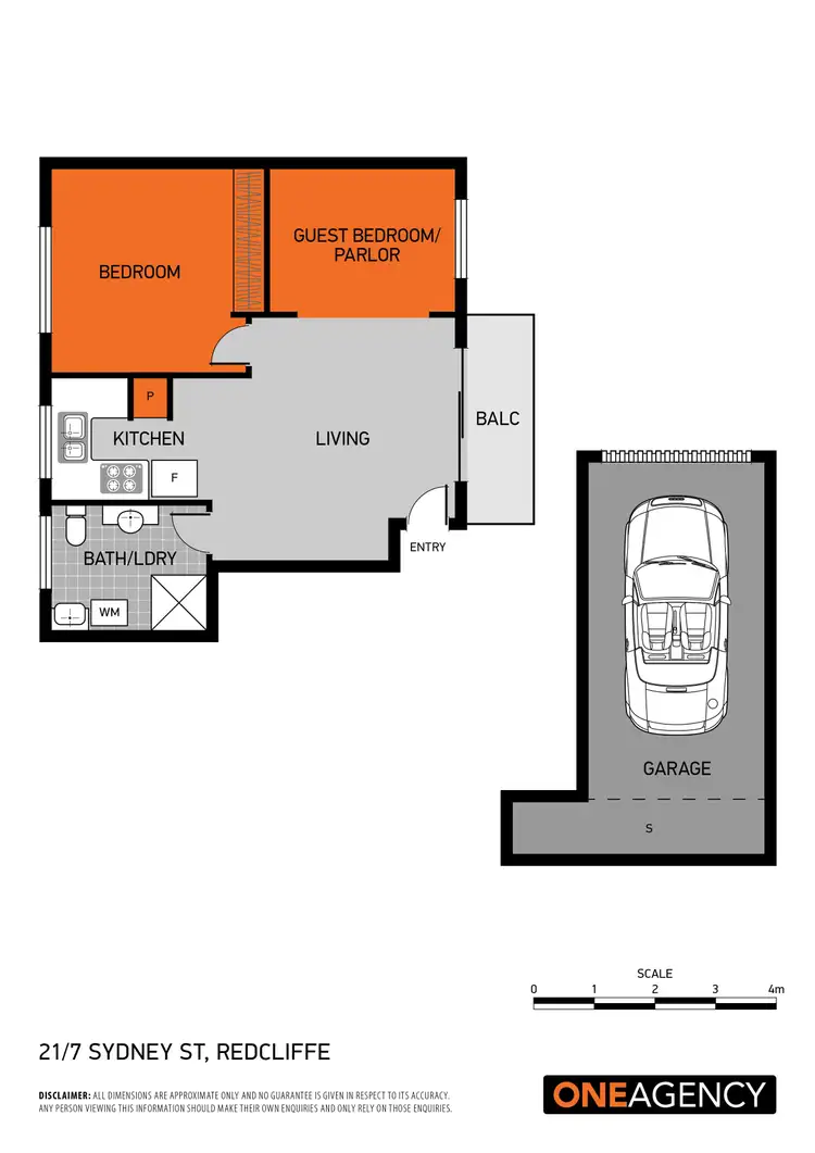 Floorplan of Homely unit listing, 21/7 Sydney Street, Redcliffe QLD 4020