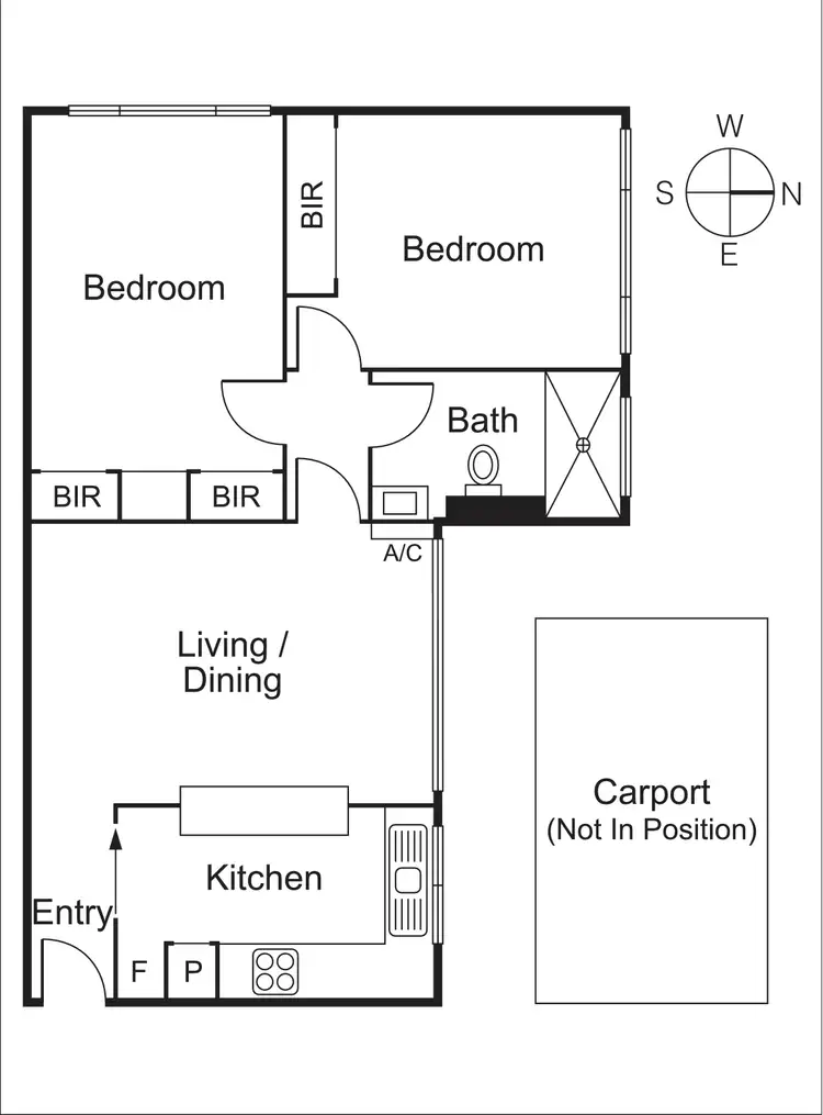 Floorplan of Homely apartment listing, 15/4A Wando Grove, St Kilda East VIC 3183
