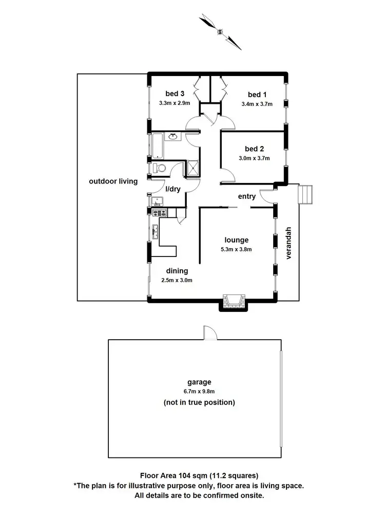 Floorplan of Homely house listing, 12 Greenwood Drive, Launching Place VIC 3139